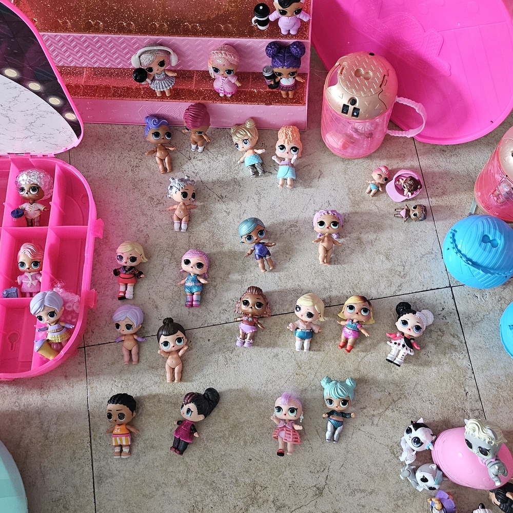 L.O.L. Surprise! Dolls Collection - Pink, Blue, Gold
